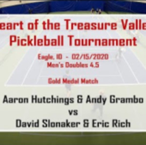 2020 Heart of the Treasure Valley Pickleball - 4.5 Men&#039;s Double - Hutchi...