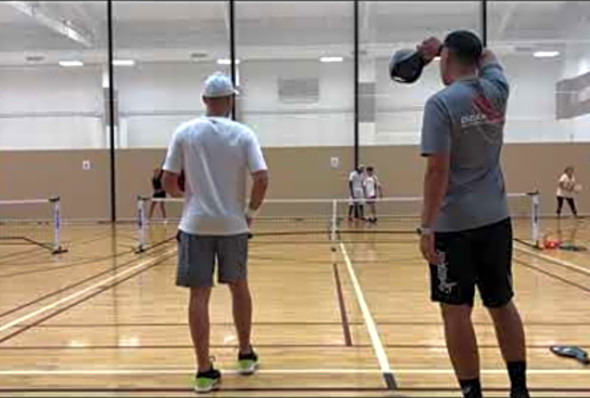 Bronze/Silver MD 4.0-5.0 Medal Game footage from this past weekends Texas A&amp;M Pickleball Tournament