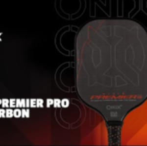 ONIX Pickleball Evoke Premier Pro Raw Carbon Pickleball Paddle