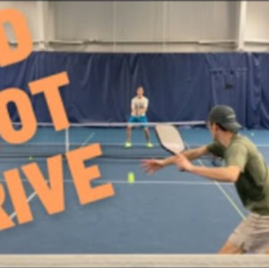 Pickleball Crushing Groundstrokes - 3rd Shot Drive Drill