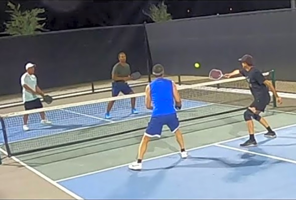 SAIL (Sunset Advanced Intermediate League). Men&#039;s Doubles Pickleball. Game #052824-8.