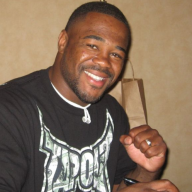 Rashad Evans, photograph by This file is licensed under the Creative Commons Attribution-Share Alike 3.0 Unported license.
You are free:
to share – to copy, distribute and transmit the work
to remix – to adapt the work
Under the following conditions:
attribution – You must give appropriate credit, provide a link to the license, and indicate if changes were made. You may do so in any reasonable manner, but not in any way that suggests the licensor endorses you or your use.
share alike – If you remix, transform, or build upon the material, you must distribute your contributions under the same or compatible license as the original.https://creativecommons.org/licenses/by-sa/3.0CC BY-SA 3.0 Creative Commons Attribution-Share Alike 3.0 truetrue Author: Gavin Ng. Permission is on file with the WMF.
