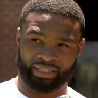 Tyron Woodley, photograph by Atlanta Falcons