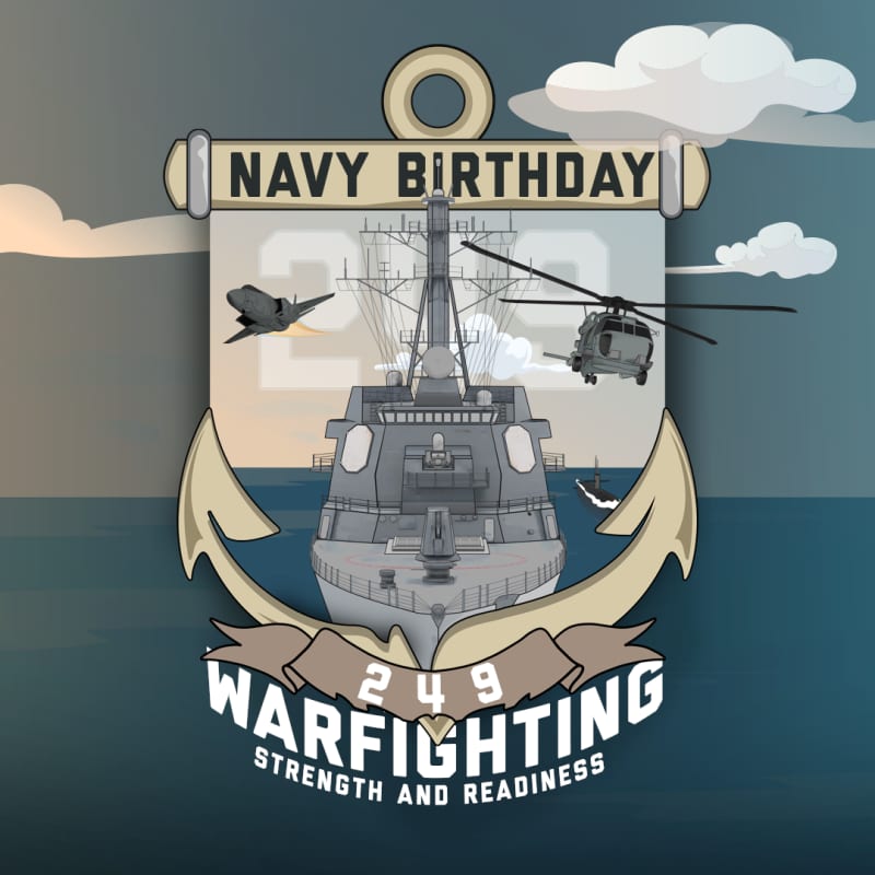 Navy birthday image