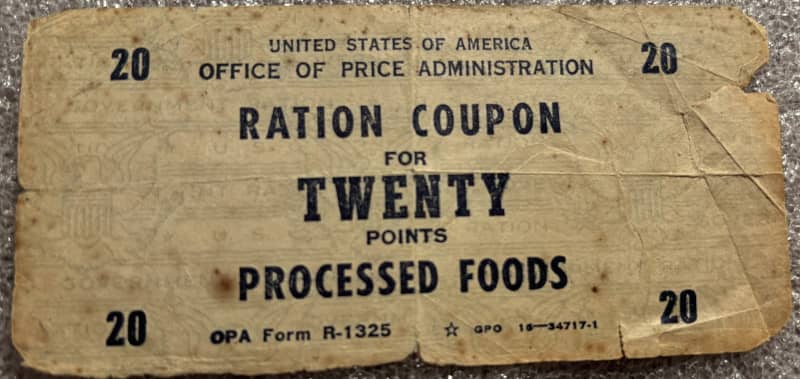 OPA ration coupon