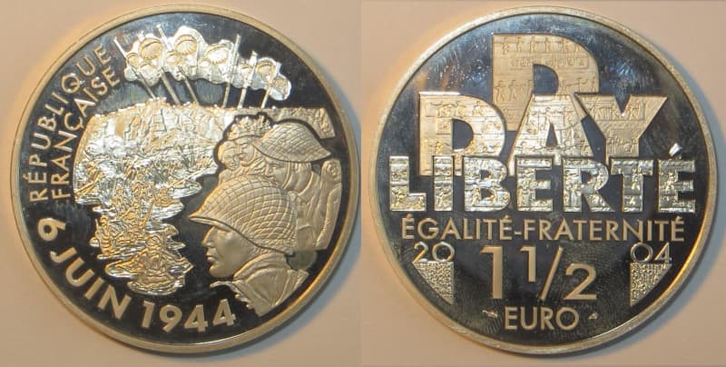 D-Day commemorative coins