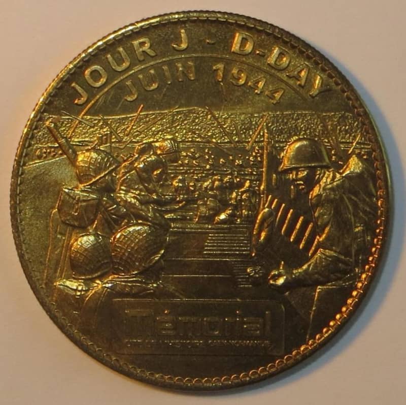 French D-Day museum medal