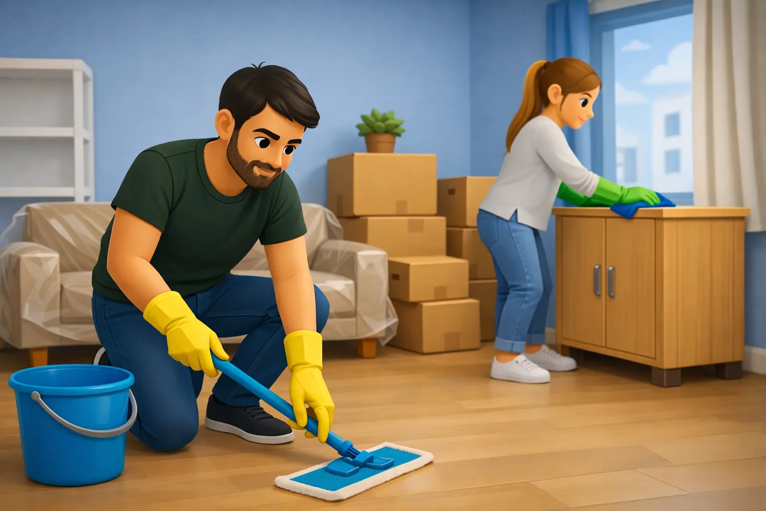 Récupérer sa caution à 100% : Le guide de nettoyage de l'extrême.