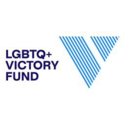 LGBTQ+ Victory Fund logo image