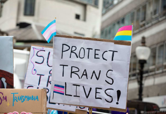 Over 20,000 People March for Trans+ Pride in Central London