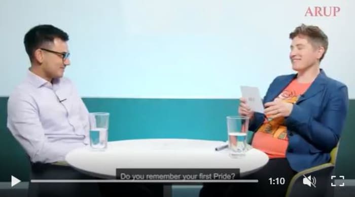 Arup colleagues share their first experiences of Pride