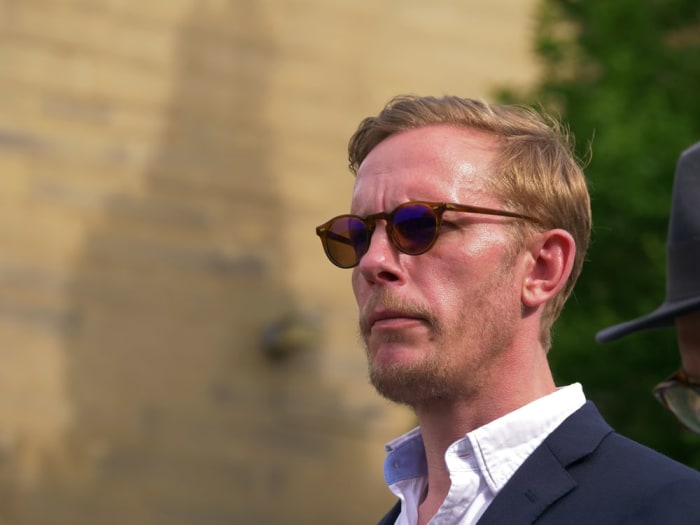 Laurence Fox Causes Outrage Over Pride Flag Stunt