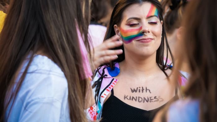 Thousands March In Bucharest Pride As 'LGBTQ+ Propaganda' Law Looms