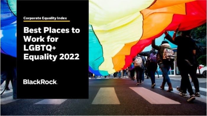 BlackRock  - Best Place to Work for LGBTQ+ Equality!