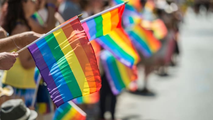 Video Shows Man Dousing Pride Flag, Setting It On Fire In Lansing
