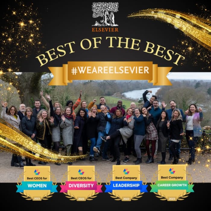 Elsevier Won Four Major Comparably Awards