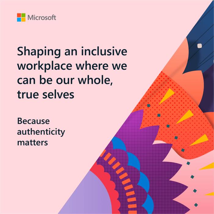 Showing up, authentically