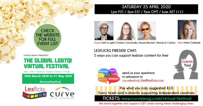 LESFLICKS FIRESIDE CHAT: 5 WAYS YOU CAN SUPPORT LESBIAN CONTENT FOR FREE