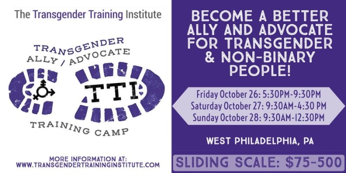 Transgender Ally/Advocate Training Camp