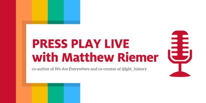 Press Play Live with Matthew Riemer