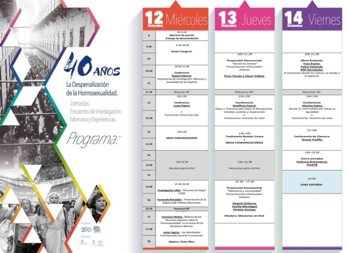 40º aniversario de la despenalización de la homosexualidad en España