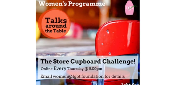 LGBT Foundation Women's Programme - Store Cupboard Challenge!