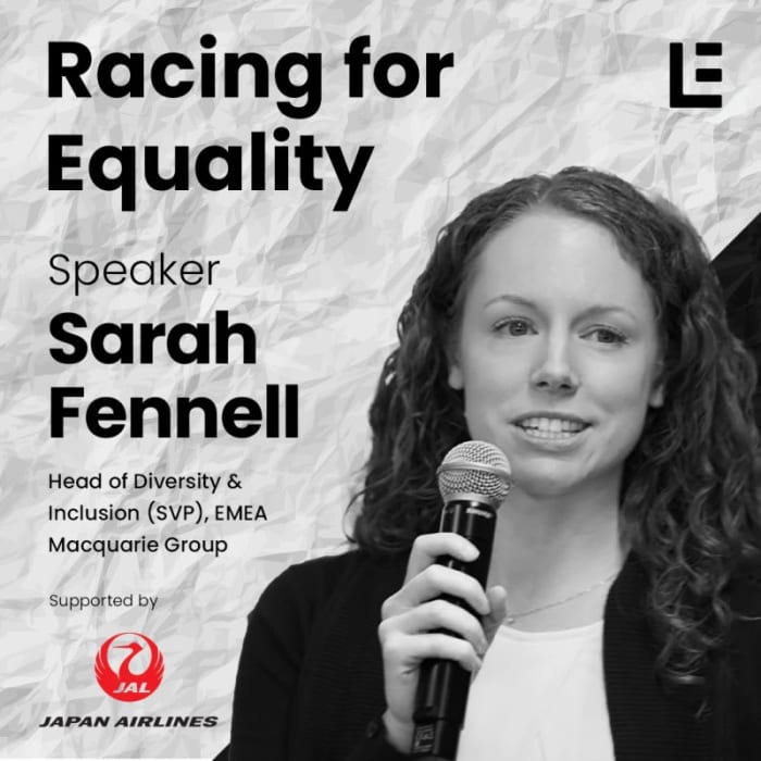 Join Equality Leaders and Sarah Fennell on 6 October at Racing for Equality Summit