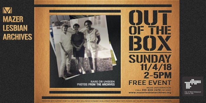 Out of the Box: Rare or Unseen photos by Mazer Lesbian Archives