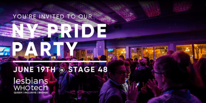Lesbians Who Tech + Allies New York Pride Party