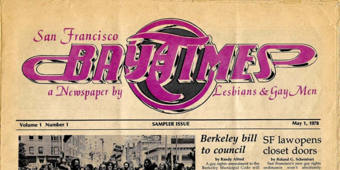 San Francisco Bay : Four Decades of an LGBT Free Press