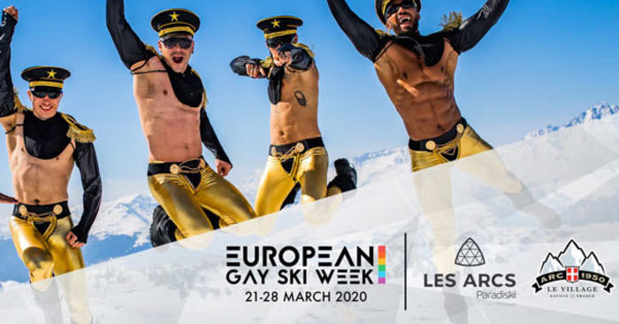 European Gay Ski Week - Les Arcs Paradiski - 21-28 March 2020