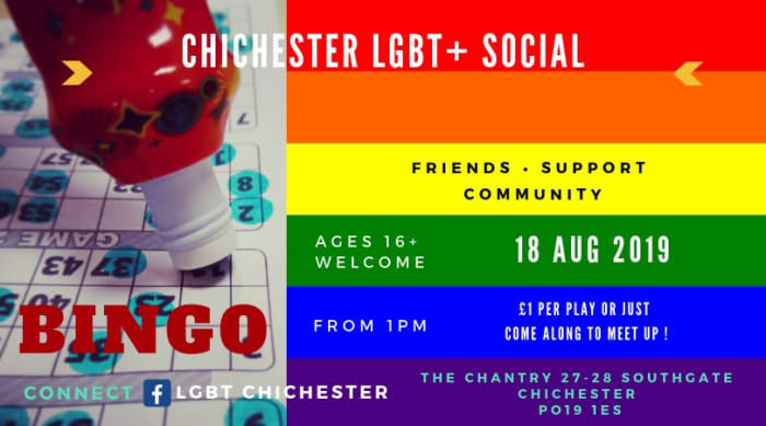 Chichester LGBT social bingo!
