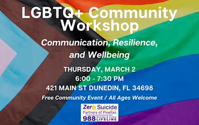 LGBTQ+ (all ages) Community Workshop: Communication, Resilience & Wellbeing