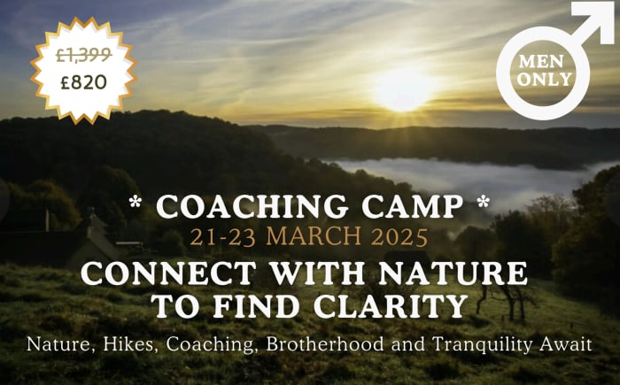 Coaching Camp - Connect with Nature to Find Clarity (Men Only)