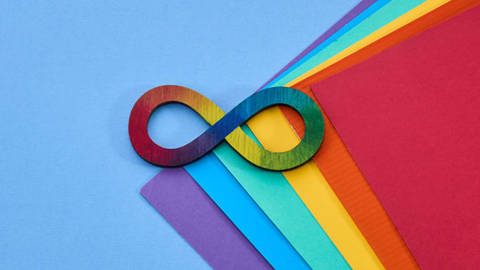 What does the Rainbow Infinity Symbol for Autism mean?