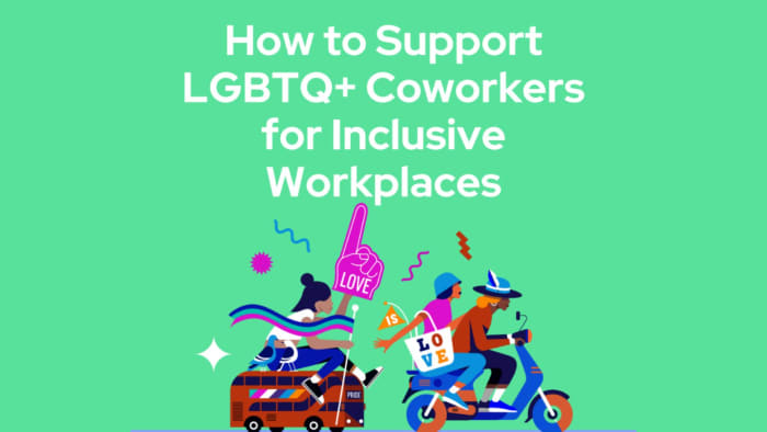 How to support LGBTQ+ coworkers for Inclusive workplaces: download myGwork's essential guide