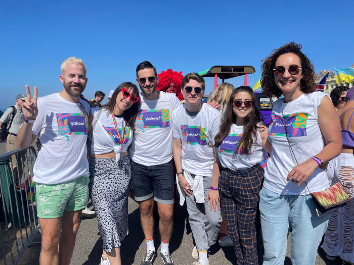 myGwork Marches Alongside Yahoo at Brighton Pride
