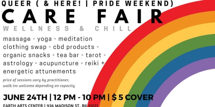 Queer Care Fair : Wellness & Chill | Pride Weekend