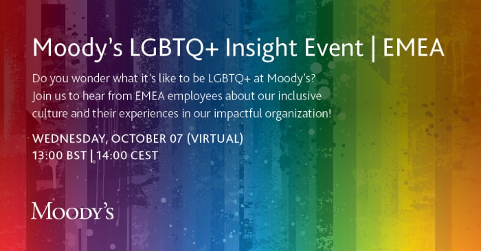 Moody's LGBTQ+ Insight Event