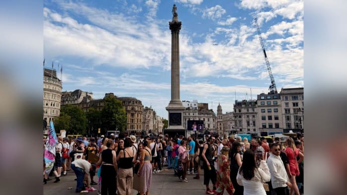 Record breaking numbers as 150k march at London Trans+ Pride