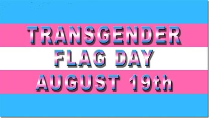 Transgender Flag Day in Amsterdam