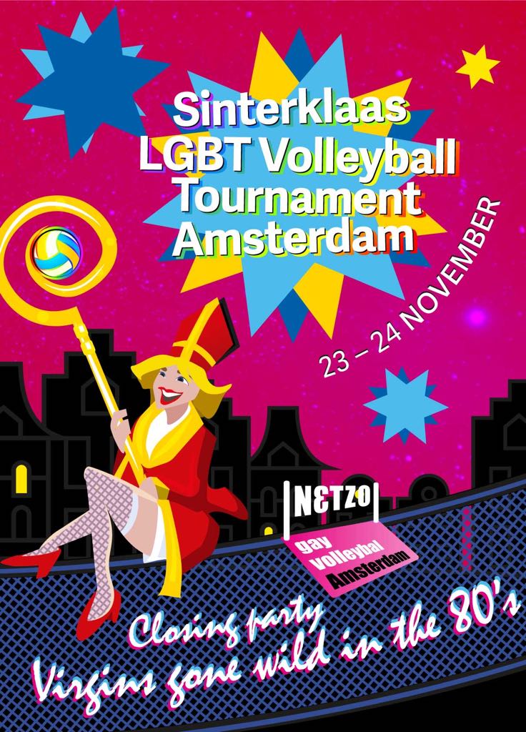 myGnews | SINTERKLAAS LGBT VOLLEYBALL TOURNAMENT AMSTERDAM
