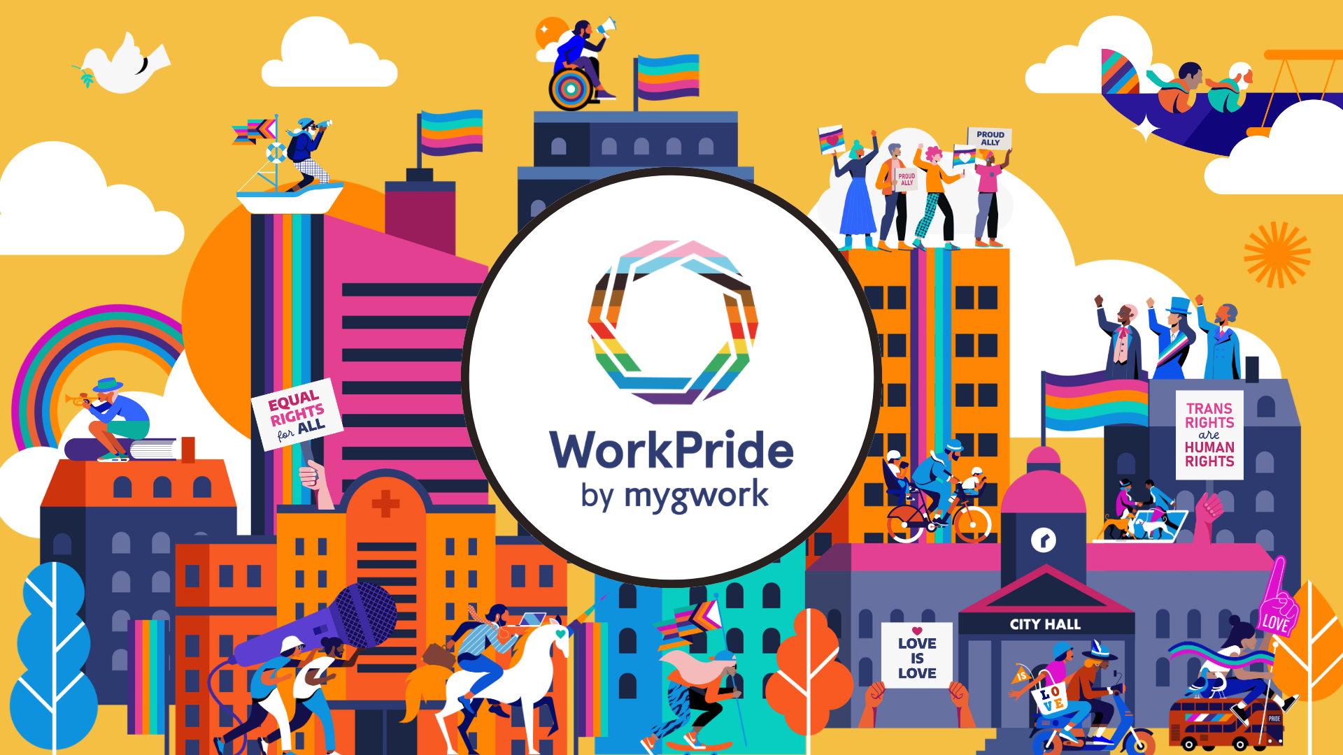 myGwork community — the world's largest LGBTQ+ professional platform connecting one million professionals with inclusive employers