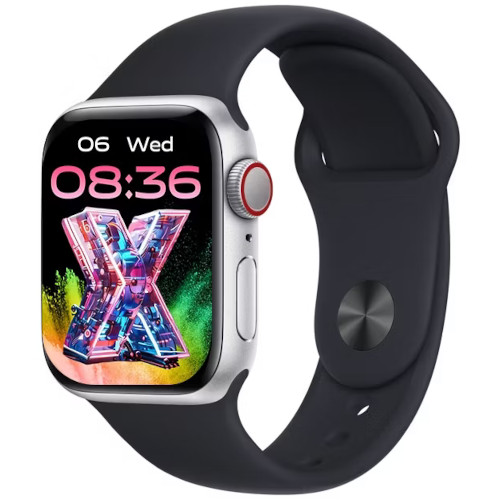 T-Watch X Max Series X Smartwatch – 7-in-1 Strap, Wireless Charging & Long Battery