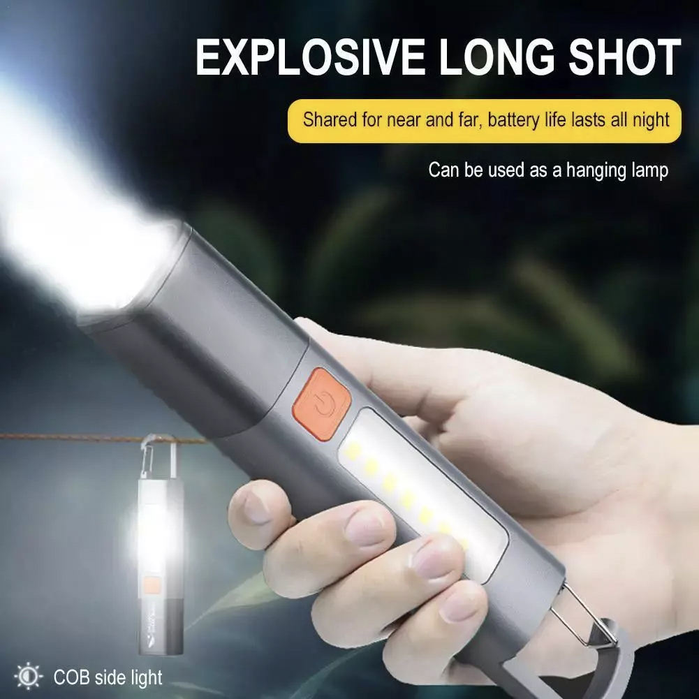 Hot Sale High Power LED Portable Rechargeable Flashlight