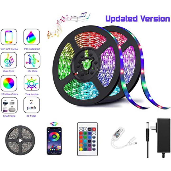 RGB Waterproof Remote Control Color Changing LED Strip Light – 5M Complete Kit