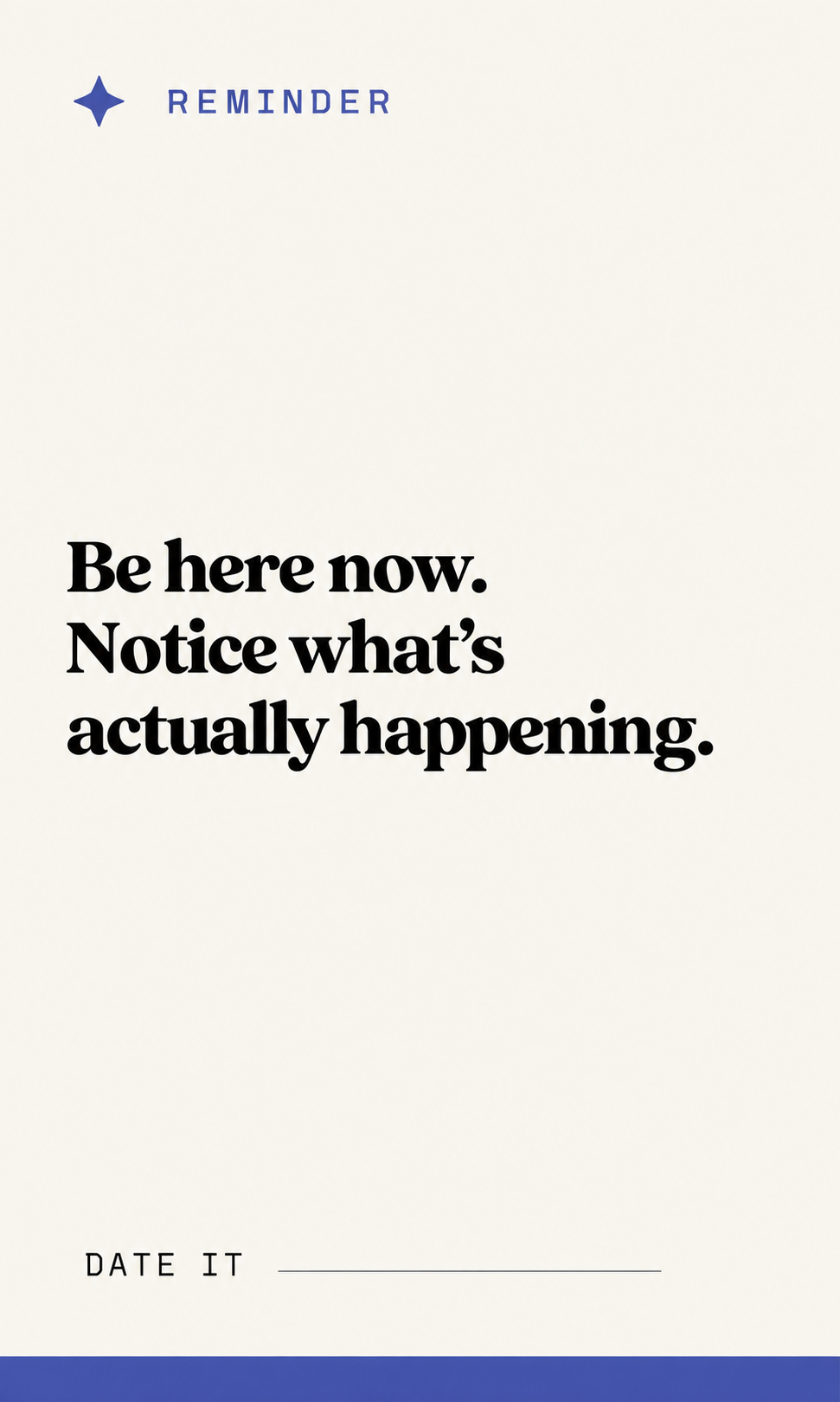 Reminder