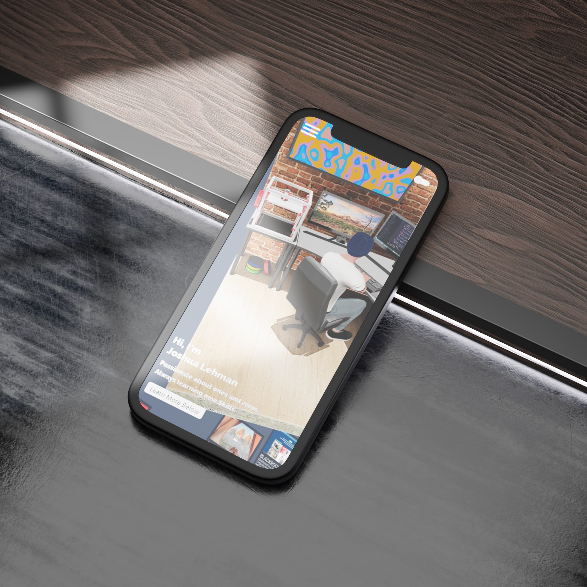 3D Portfolio — hero / scene