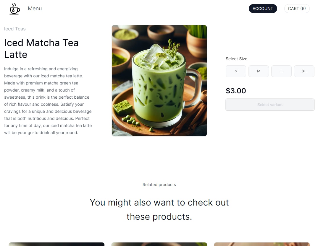Beanbag Coffee — Hero
