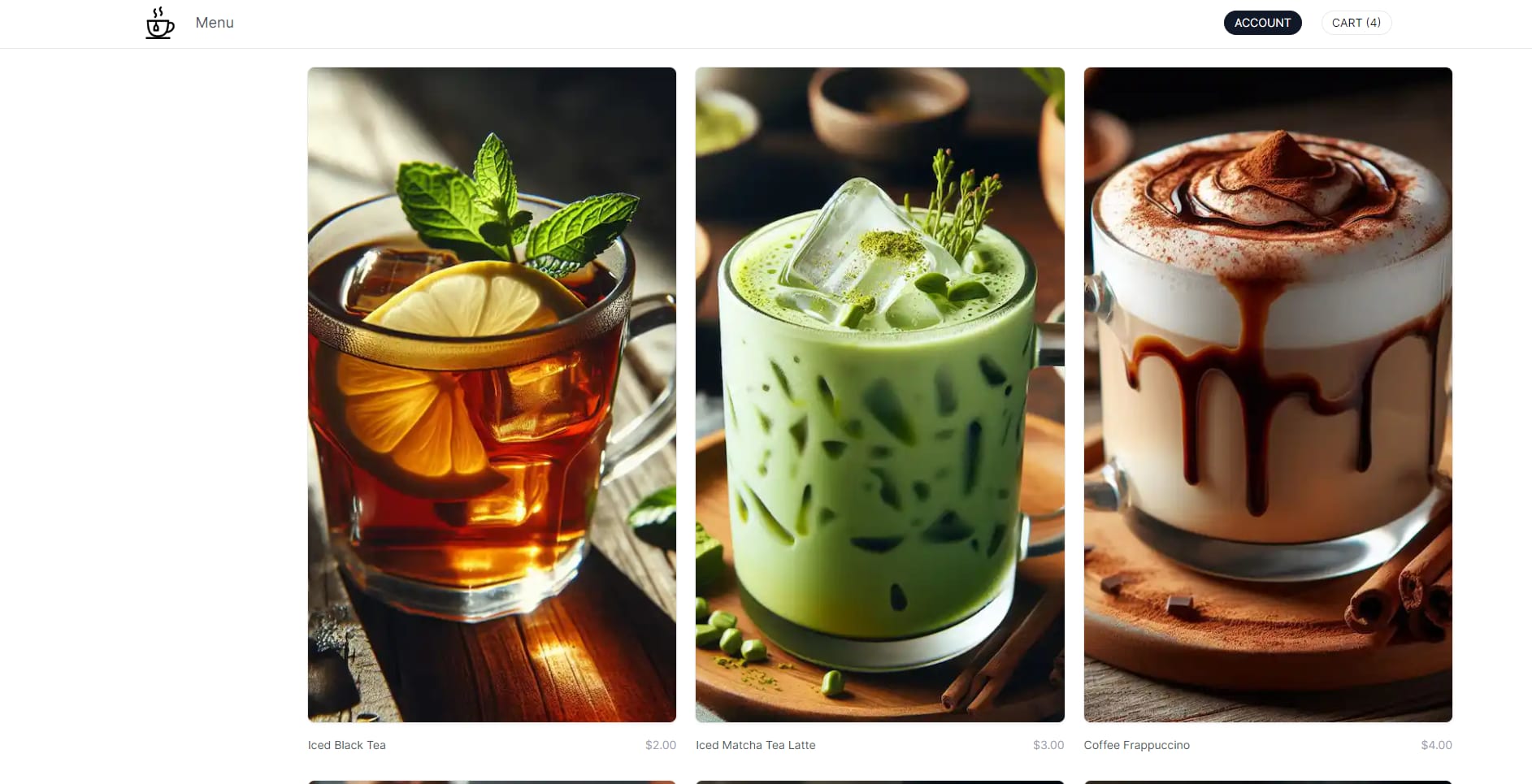 Beanbag Coffee — Hero